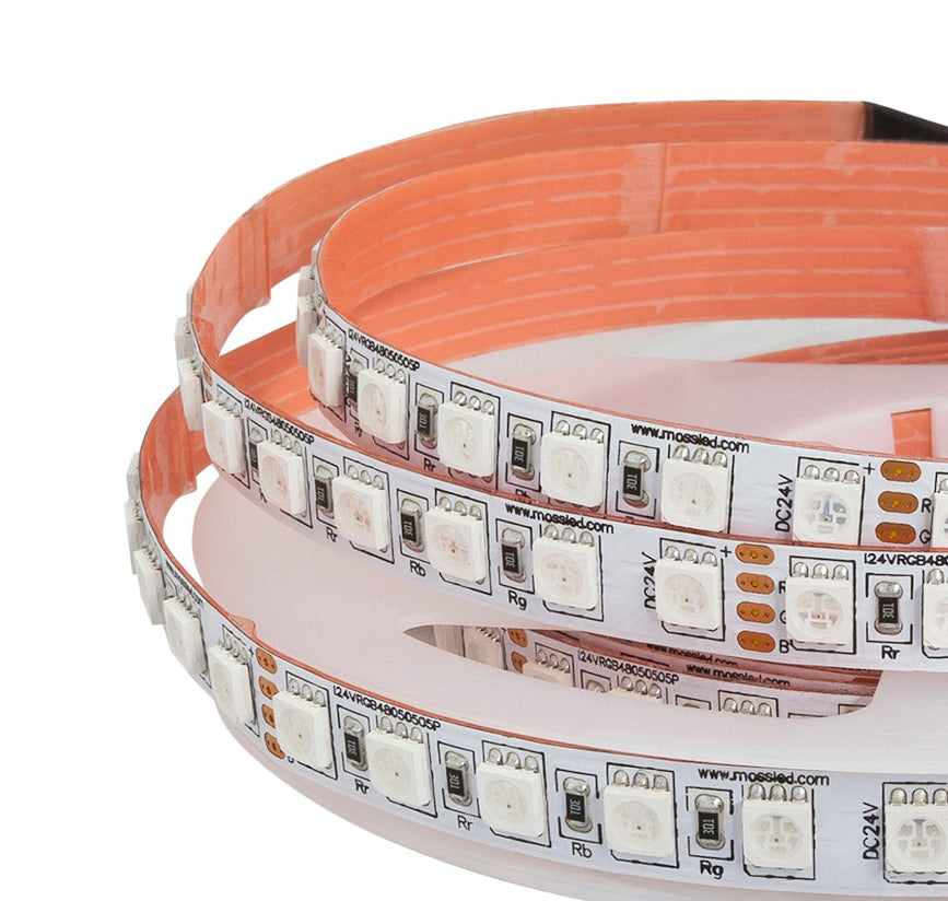 FlexLED RGB 24V IP43 (Indoor) 96 LED/Meter Bare Wire from www.thelafirm.com