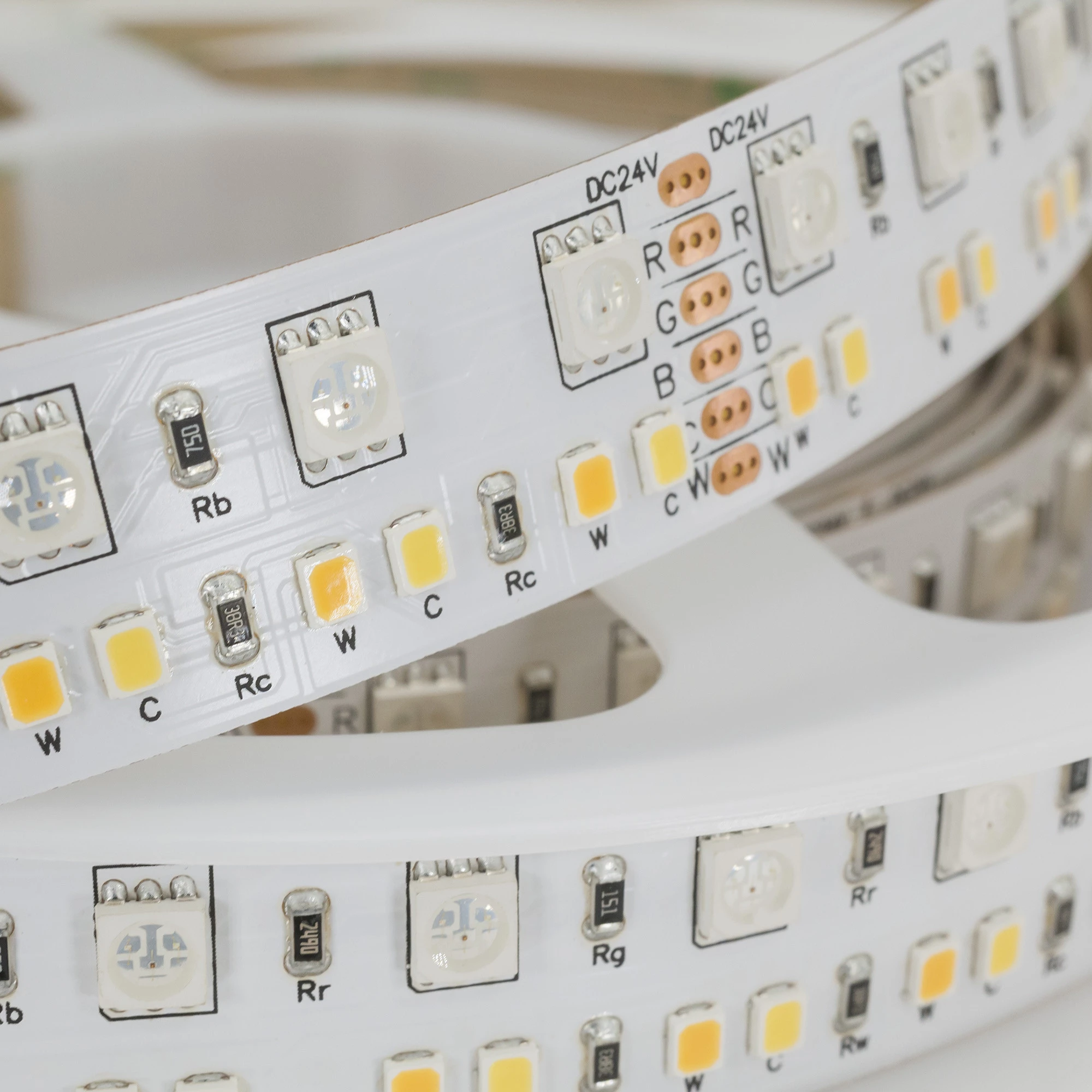 FlexLED 210 RGB+WW+CW 24V Bi-Colour (2700k - 6000k) 14MM Bare Wire from www.thelafirm.com