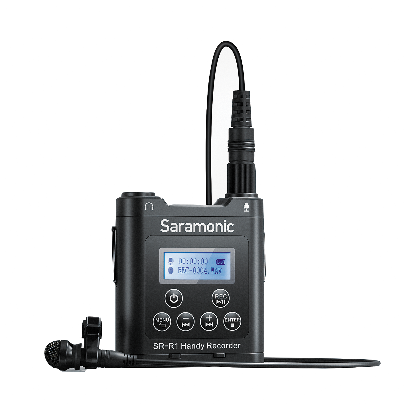SR-R1 Belt Pack Stereo Recorder w/ 3.5mm Mic or Line Input, Headphone Out, DK... – Saramonic audio gear at The LA Firm