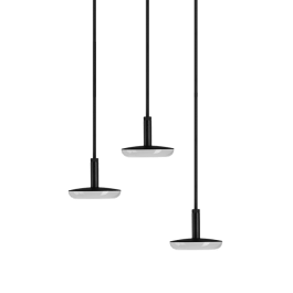 SWAY PENDANT 100-230V TRIPLE Black 7.0 ft lead - 120V/230V - 21.3 VA - (3) SWAY PENDANT - BASE 1 from www.thelafirm.com