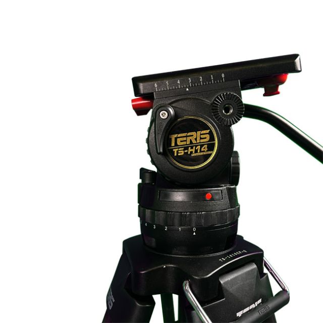 TS-H14CF-Q Fluid Head & Tripod System
