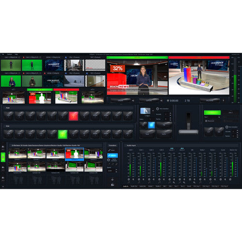 RECKEEN 3D Studio - 4K, 12GSDI-HDMI Virtual Studio from www.thelafirm.com