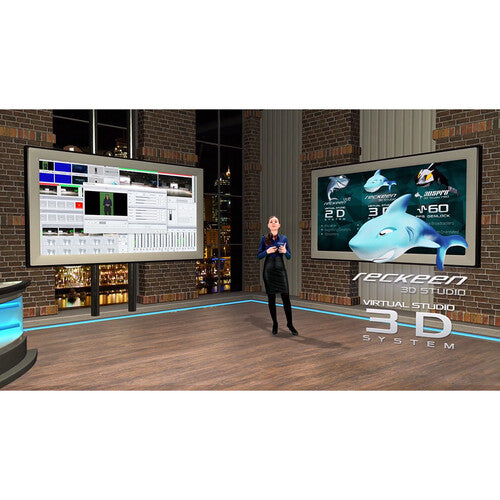 RECKEEN 3D Studio - 4K, 12GSDI-HDMI Virtual Studio from www.thelafirm.com