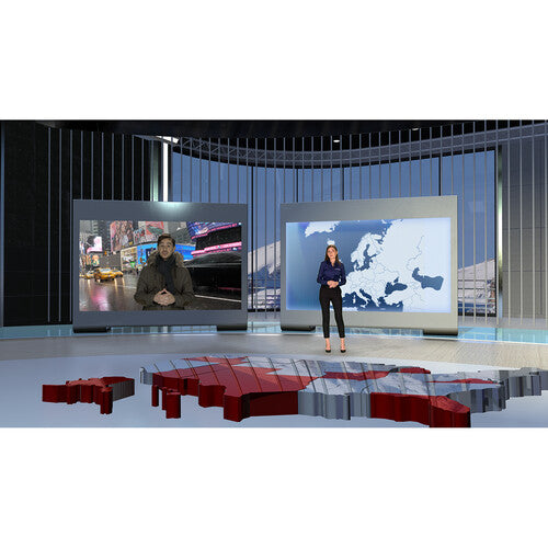 RECKEEN 3D Studio - 4K, 12GSDI-HDMI Virtual Studio from www.thelafirm.com