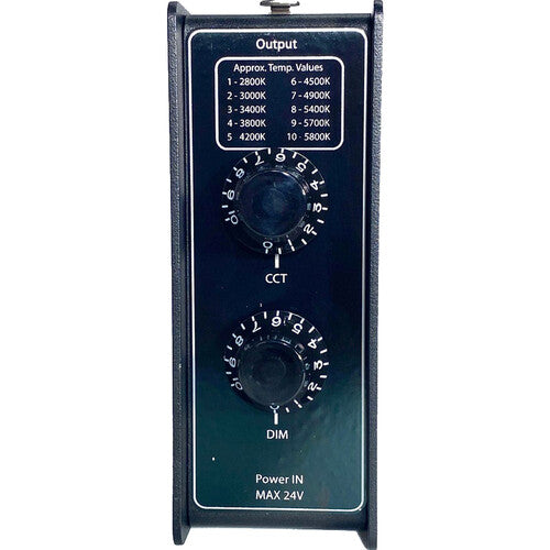 CBL/CFL Bi-Color Manual Dimmer incl. D-tap. PSU 2846EU or 2846US to be ordered seperately from www.thelafirm.com