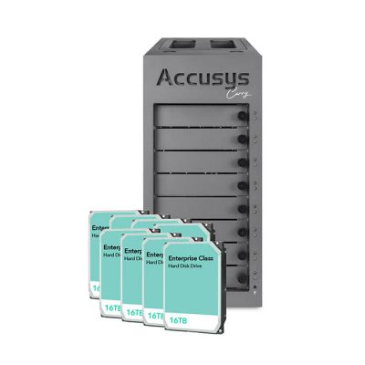 Accusys Gamma Carry (with 128TB in Enterprise Class Hard Drives) - Final Sale/No Returns from www.thelafirm.com