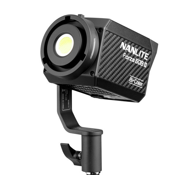 Nanlite Forza 60B II Spotlight incl. reflector,   AC, DC battery grip, Bowens adapter and case from www.thelafirm.com