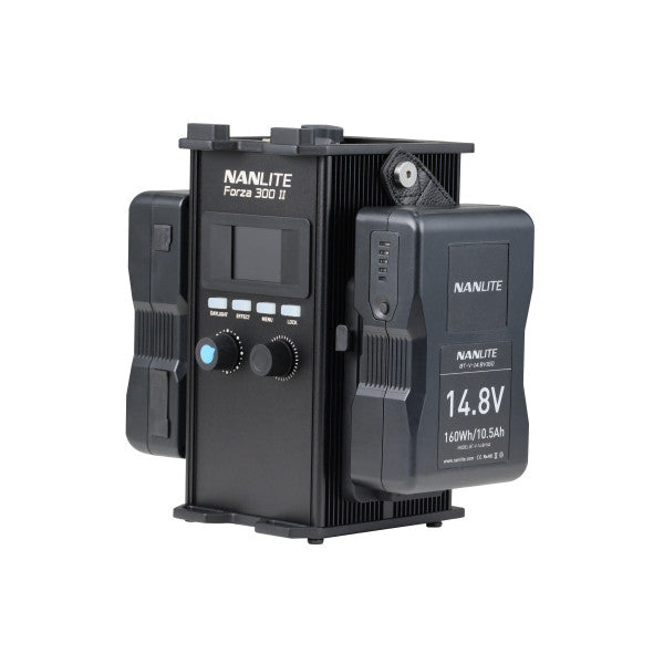 Nanlite Forza 300 II Spotlight incl. AC-DC power  supply, Bowens mount, stand clamp and case from www.thelafirm.com