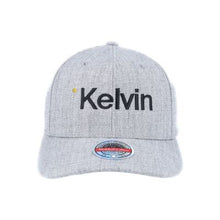 Load image into Gallery viewer, Kelvin Mitchell &amp; Ness 110 Flexfit Adjustable Hat (Gray with Kelvin Logo) from www.thelafirm.com