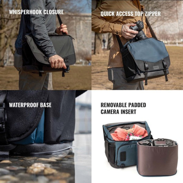 Tenba DNA 13 DSLR Messenger Bag - Blue from www.thelafirm.com