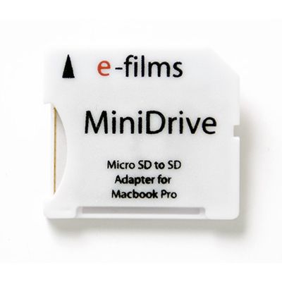 E-FILMS Minidrive Micro SD Memory Card to SD Adapter from www.thelafirm.com