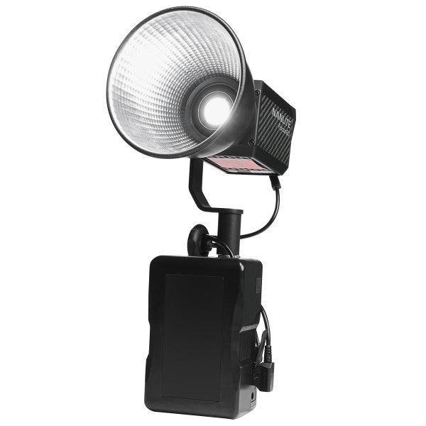 Nanlite V-mount Battery Handle for Forza 60 / Forza 60B from www.thelafirm.com