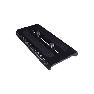 Camera mounting plate for AGILE 18S & 20S and other large-sized side load-type camera mounting interfaces. Includes 1/4"-20 & 3/8"-16 screws. from www.thelafirm.com