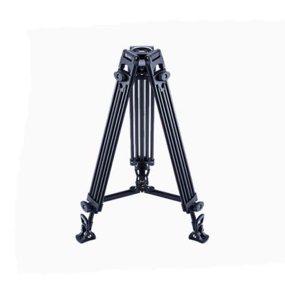 75mm 2-stage aluminum tripod w/carry handle, leg clip, extending mid-level spreader & wide rubber feet from www.thelafirm.com