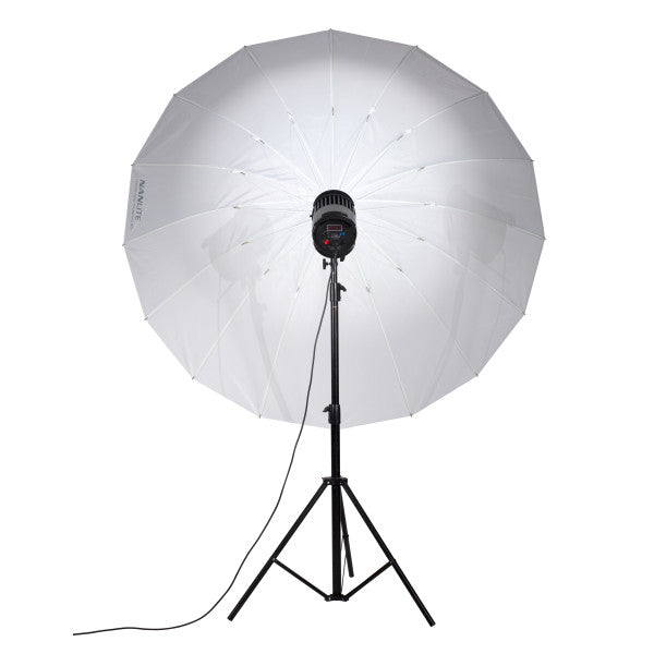 Nanlite Translucent Deep Umbrella 165 (65in) from www.thelafirm.com