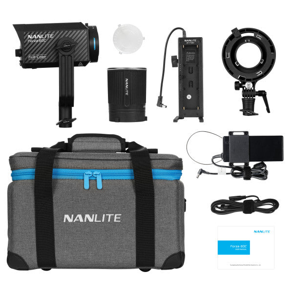 Nanlite Forza 60C RGB LED Spot Light from www.thelafirm.com