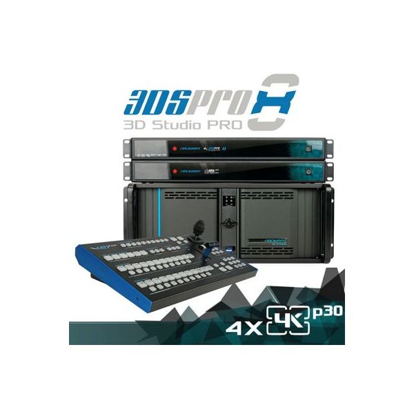 RECKEEN 3DSPro x8 - 4K, 12GSDI Virtual Studio from www.thelafirm.com