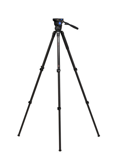 Benro C373F Series 3 CF Video Tripod & BV4H Head - 3 Leg Sections, Flip Lock Leg Release from www.thelafirm.com