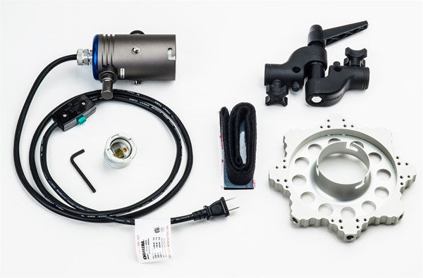 Chimera Triolet Mogul Base Flood Light with Octaplus Speed Ring (120 VAC) from www.thelafirm.com