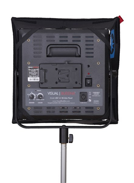 led lightbank - 1x1 - no frame required - fits most 1x1 led panels such as litepanels and creamsource from www.thelafirm.com