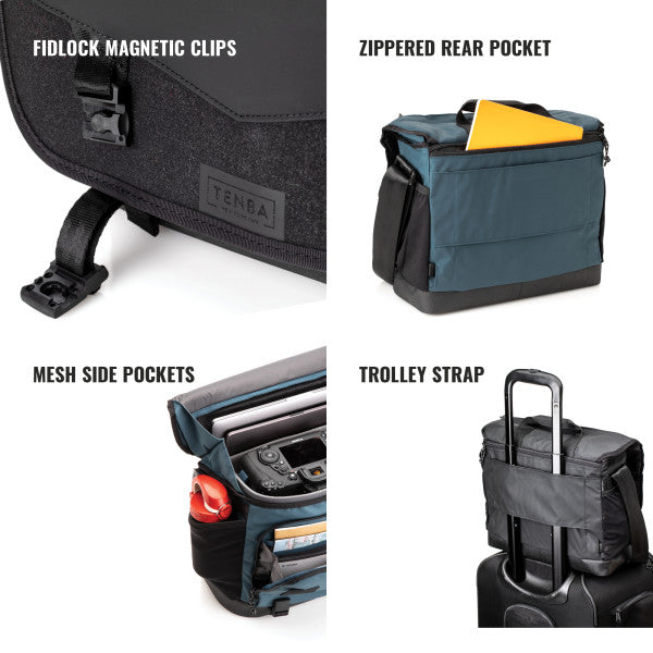 Tenba DNA 13 DSLR Messenger Bag - Blue from www.thelafirm.com