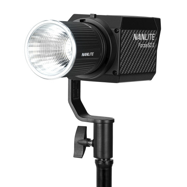 Nanlite Forza 60 II Spotlight incl. reflector,    AC, DC battery grip, Bowens adapter and case from www.thelafirm.com
