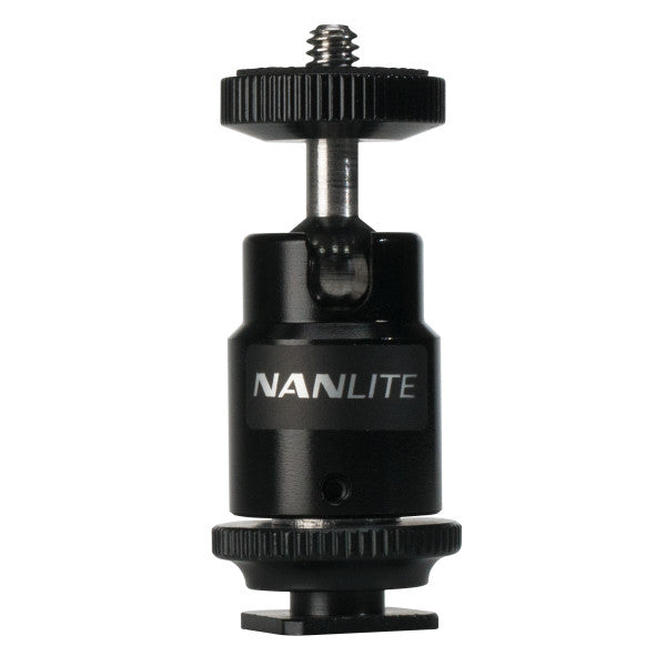 Nanlite Mini Ball Head with 1/4''-20 Mount from www.thelafirm.com