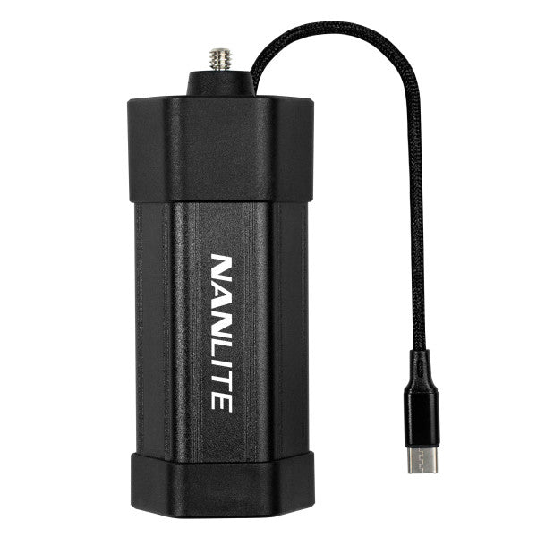 Nanlite Pavotube II 6C Battery Grip With USB-C Cable from www.thelafirm.com