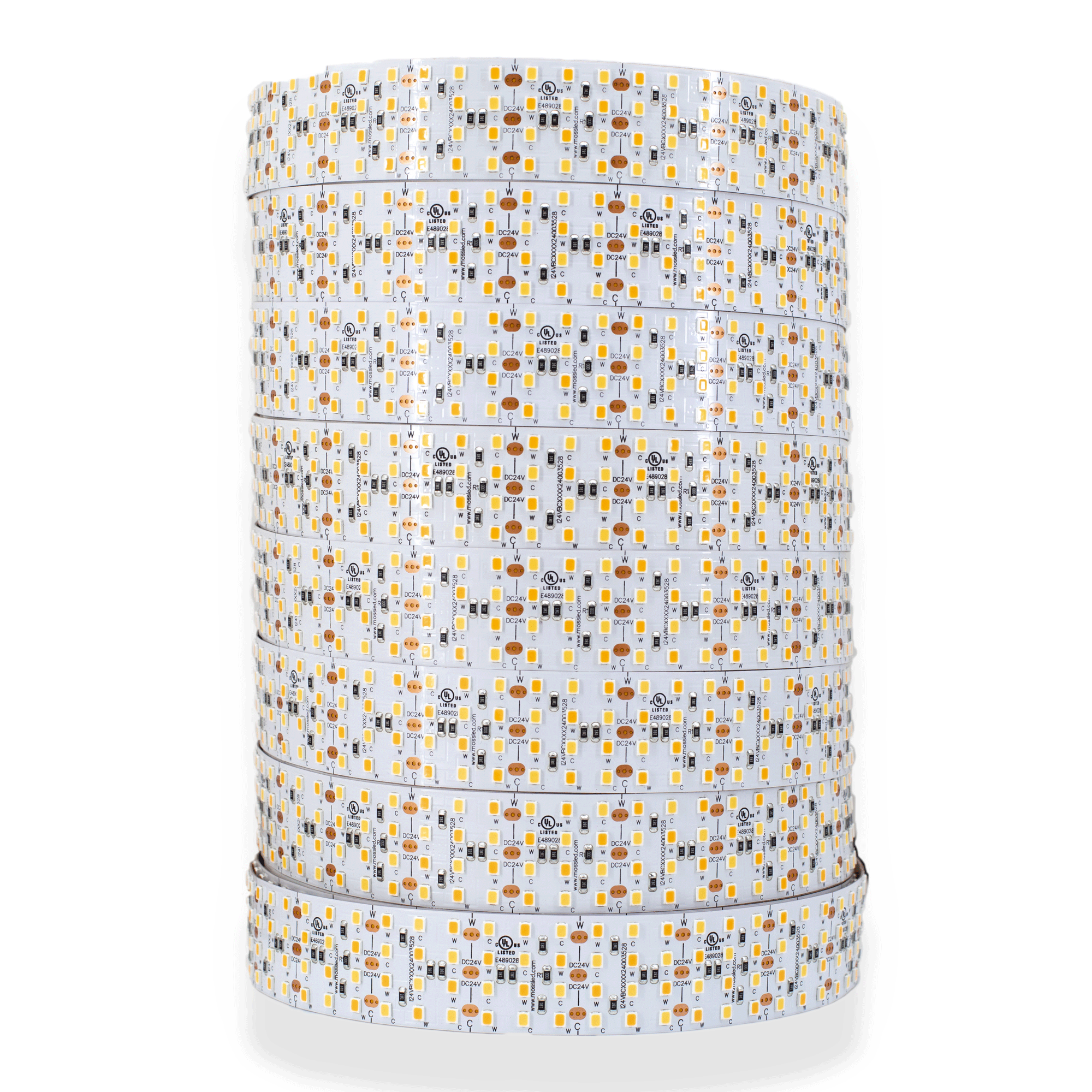 ShortCut FlexLED Bi-Colour 2700K - 6000K 24V (CCT Adjustable) IP43 (Indoor) 240 LED/meter Bare Wire from www.thelafirm.com