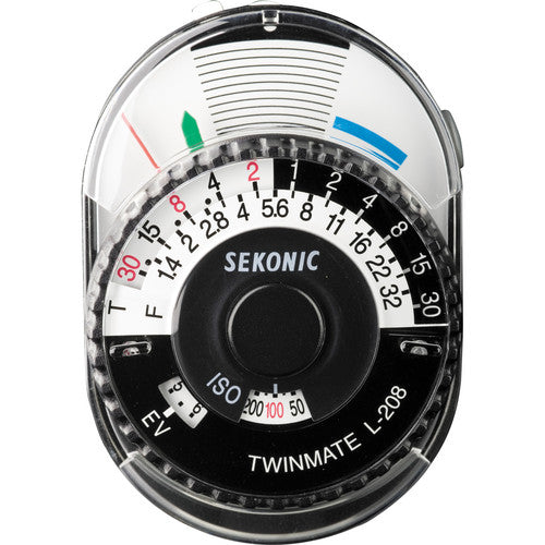 Sekonic L-208 Twin Mate - Analog Incident and Reflected Light Meter from www.thelafirm.com