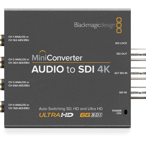 Mini Converter - Audio to SDI 4K from www.thelafirm.com