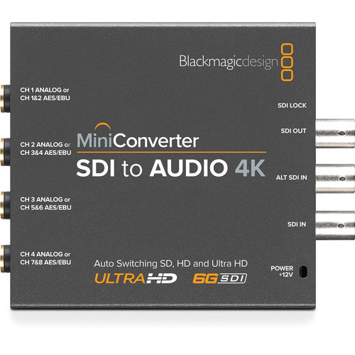 Mini Converter - SDI to Audio 4K from www.thelafirm.com