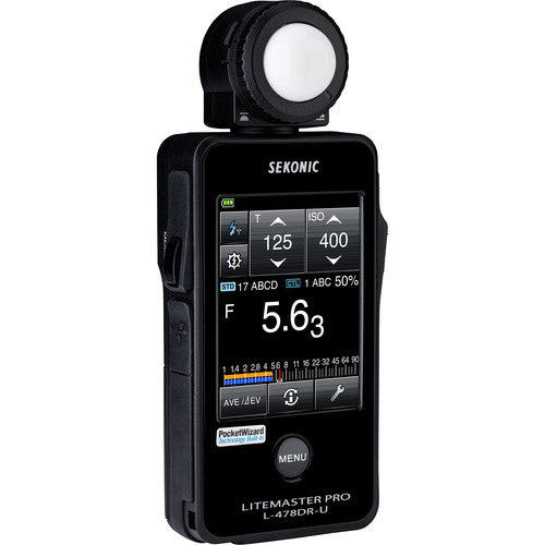 Sekonic LiteMaster Pro L-478DR-U Light Meter for PocketWizard System from www.thelafirm.com