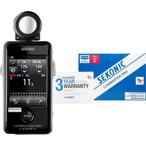 Sekonic LiteMaster Pro L-478DR-U-EL Light Meter for Elinchrom Skyport System from www.thelafirm.com