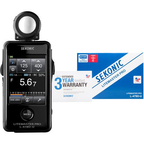 Sekonic LiteMaster Pro L-478D-U Light Meter from www.thelafirm.com