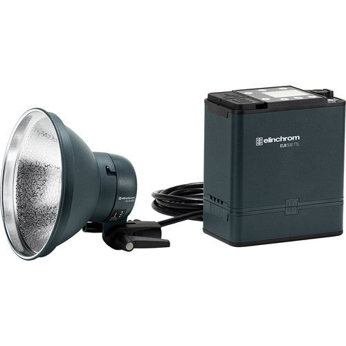 Elinchrom ELB 500 TTL Flash Head incl 8ft cable and protective cap from www.thelafirm.com