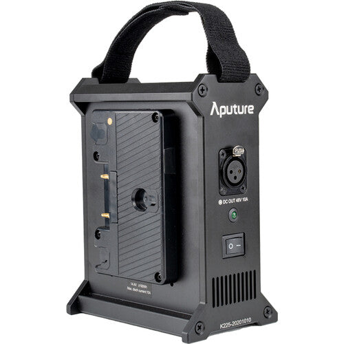 Aputure 2-Bay Battery Power Station (A-Mount) from www.thelafirm.com