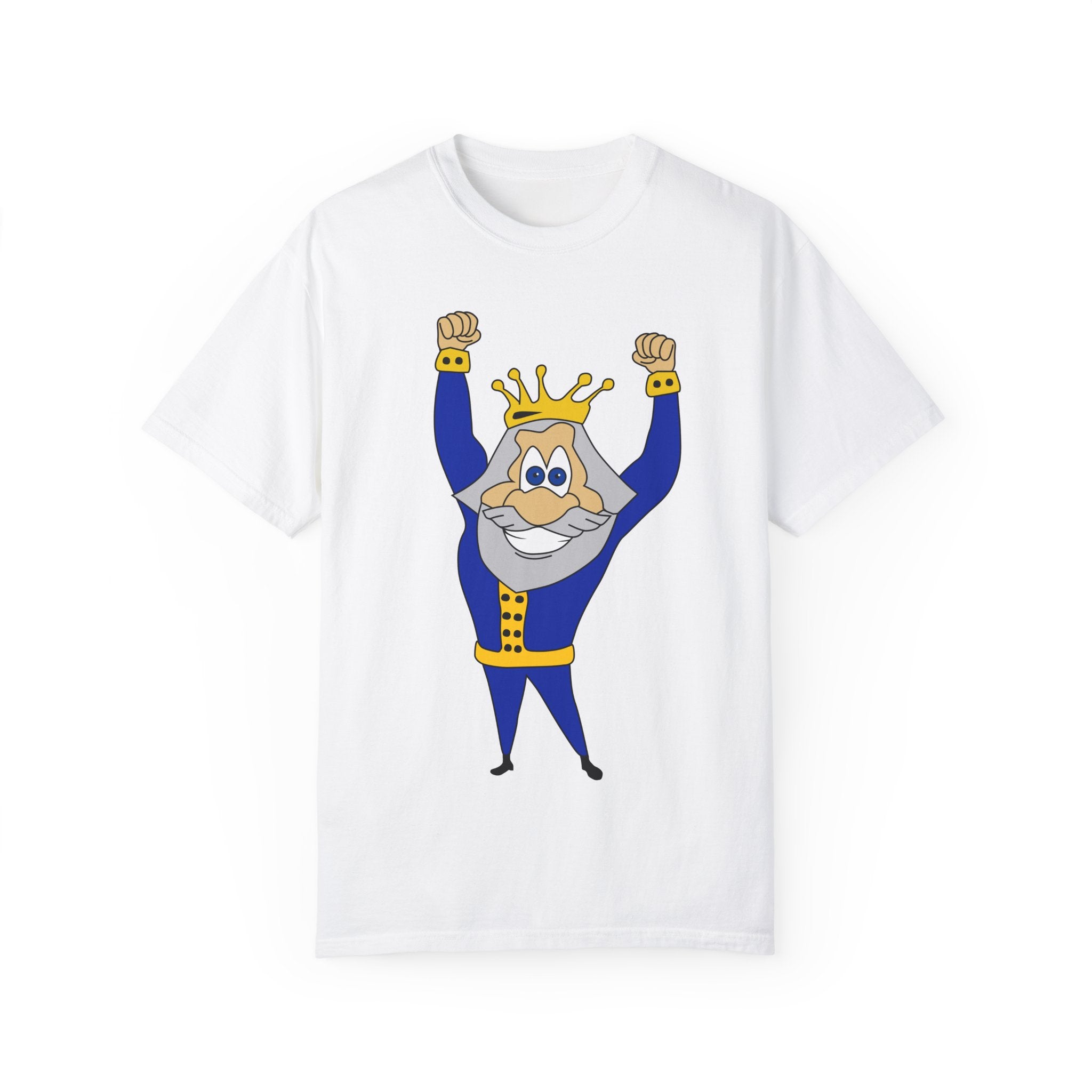 King Big Front Only: Unisex Garment-Dyed T-shirt