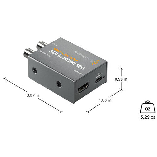 Micro Converter SDI to HDMI 12G from www.thelafirm.com