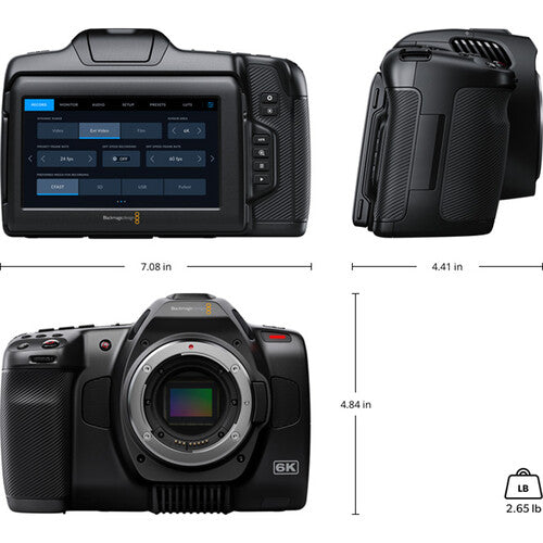 Blackmagic Pocket Cinema Camera 6K G2 from www.thelafirm.com