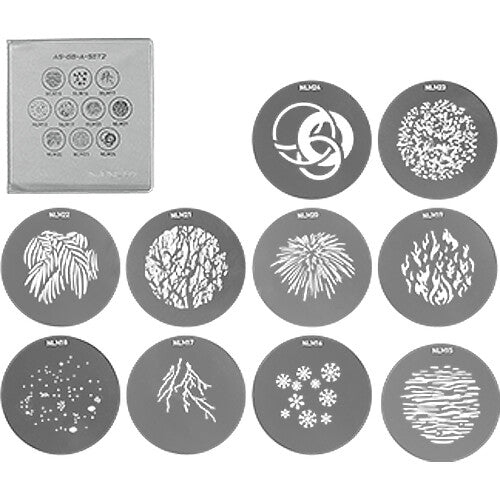 NL Mount Projection Attachment GOBO Set #2 10 Gobo Patterns | The LA Firm