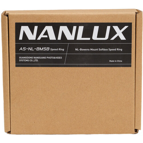 NL-Bowens Mount Softbox Adapter Approved for Bowens Mt Nanlite Softboxes Only | The LA Firm