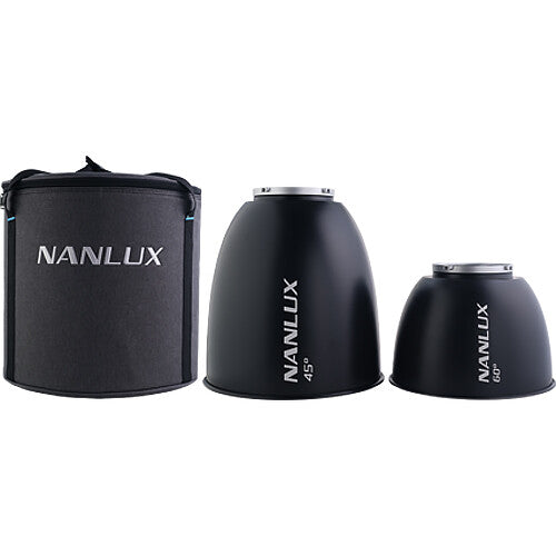 NL Mount 45°& 60° Dual Reflector Kit for Evoke 5000B with Fabric Covered Drum Case | The LA Firm