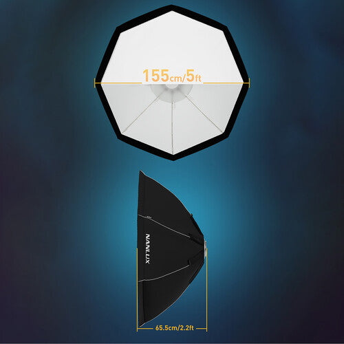 NANLUX × DoPchoice SNAPBAG Octa5' Shallow Soft with NL Mount | The LA Firm