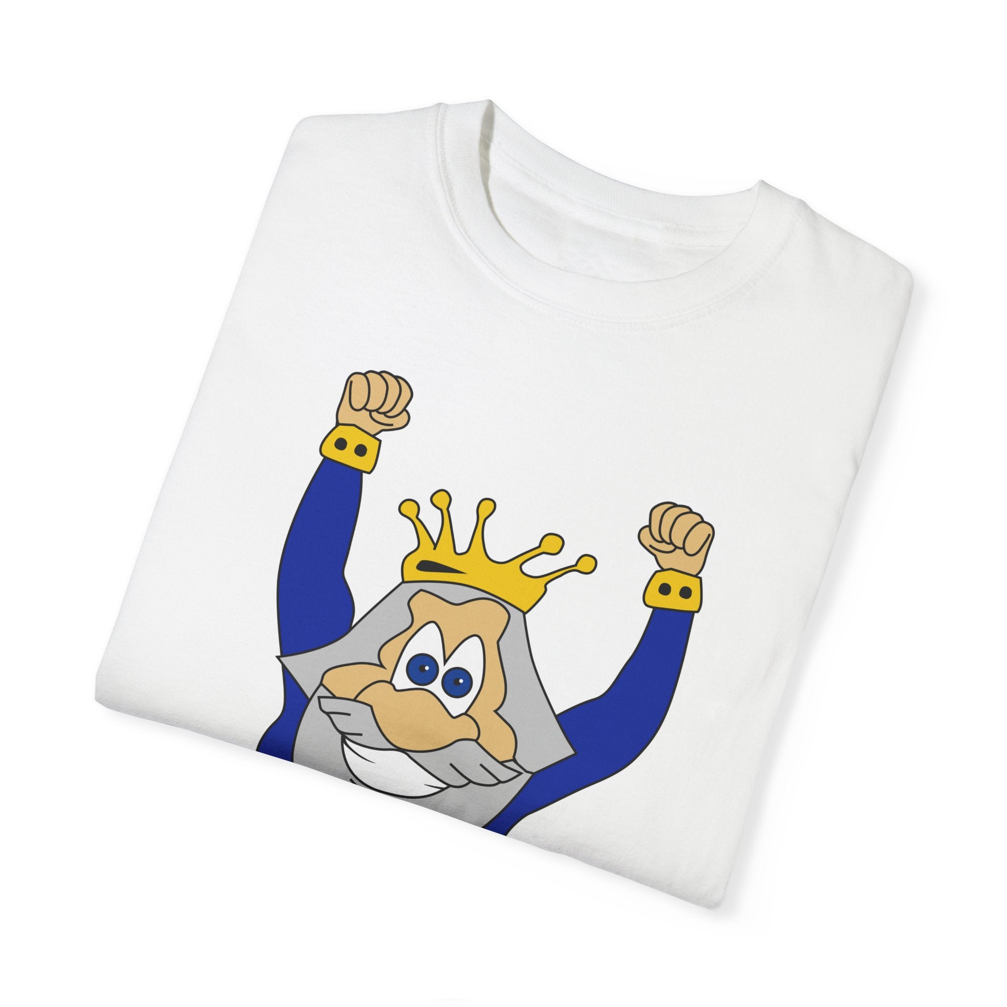 King Big Front Only: Unisex Garment-Dyed T-shirt