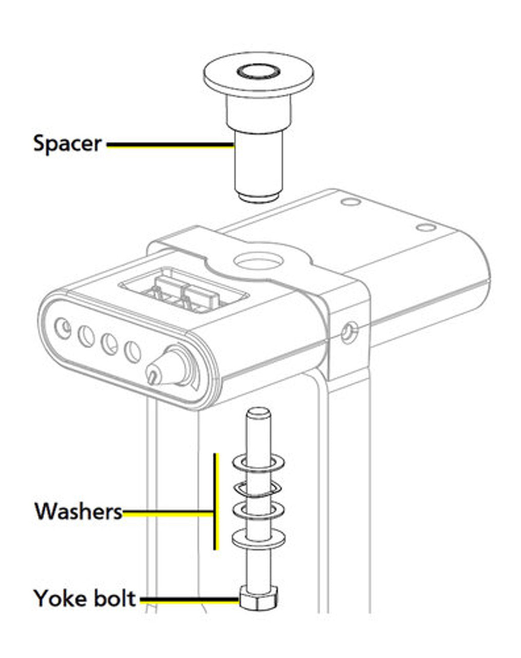 Hardware kit for mounting portable Irideon FPZ/WLZ fixtures to Unistrut from www.thelafirm.com