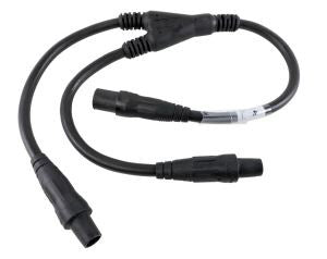 Lex SS3000-C-A Number 2 Soft Siamese Cable 4′ Male to Female, black from www.thelafirm.com