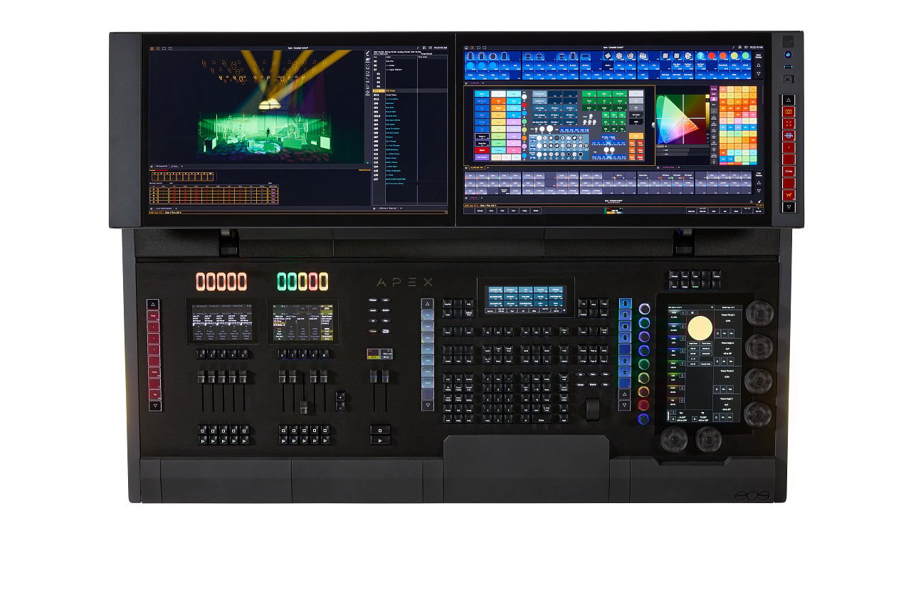 Apex 10 24K lighting control desk from www.thelafirm.com