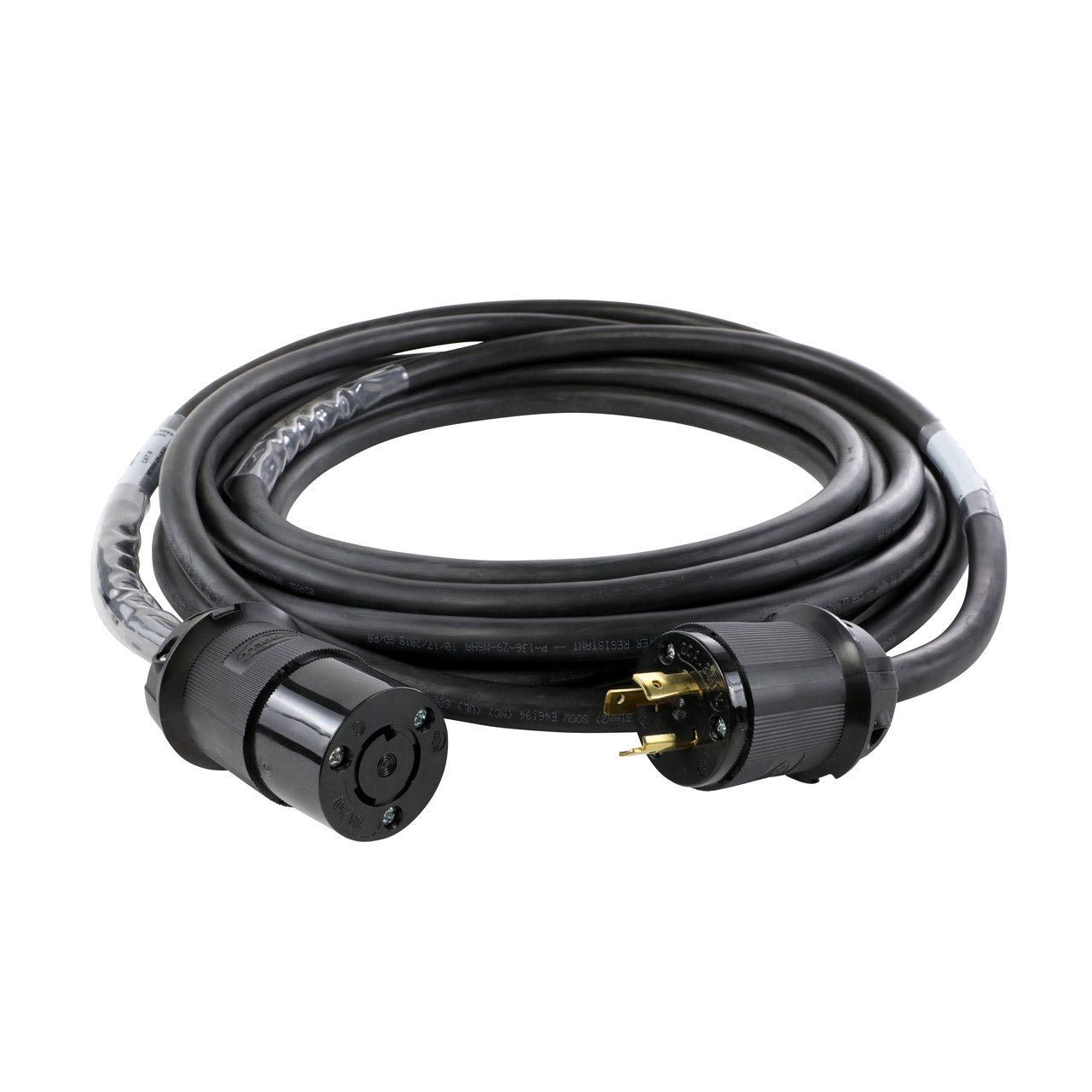 NEMA L6-20 Locking Extension - SOOW Cable 5' from www.thelafirm.com