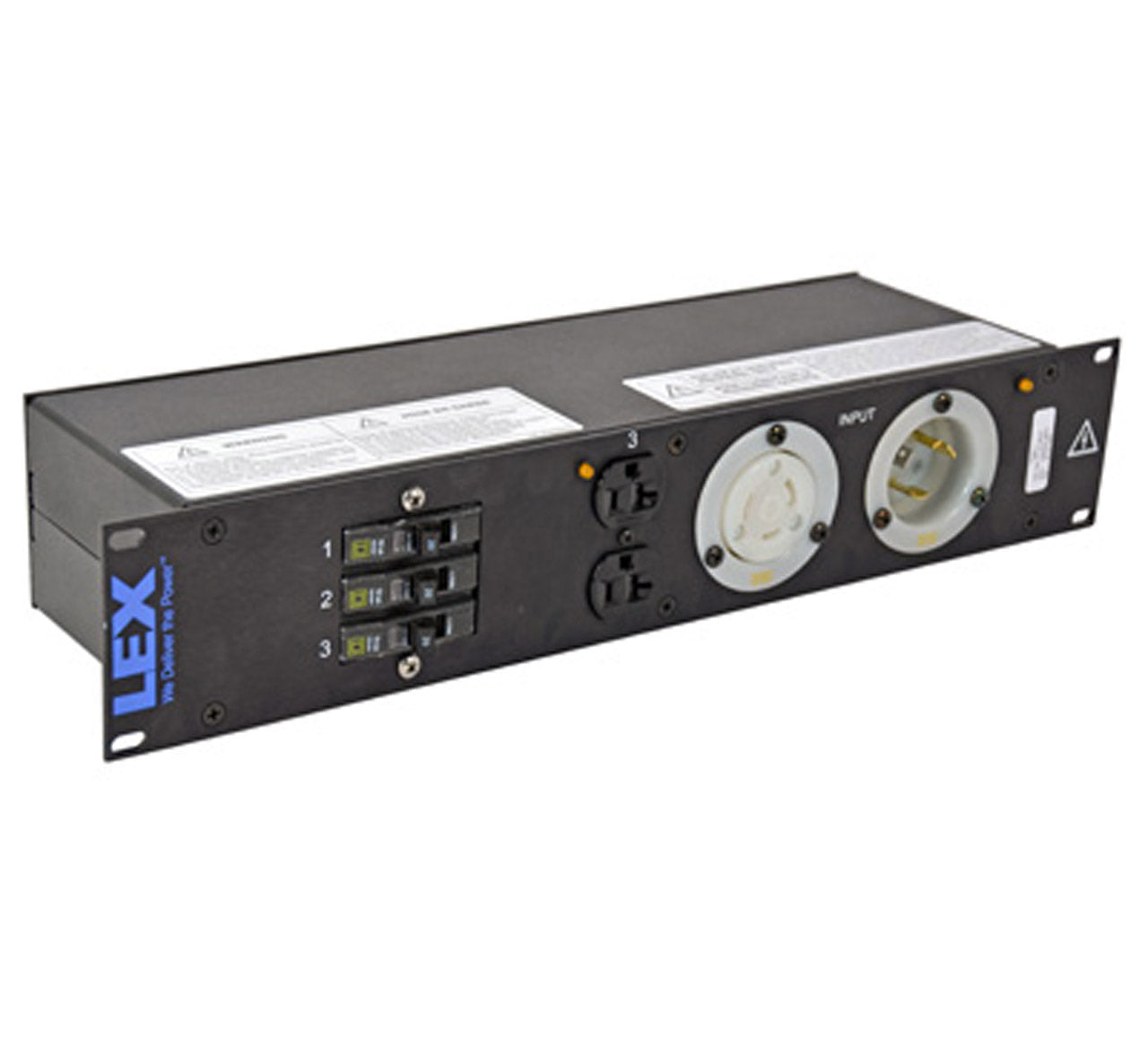30 Amp 2RU Enclosed Rack